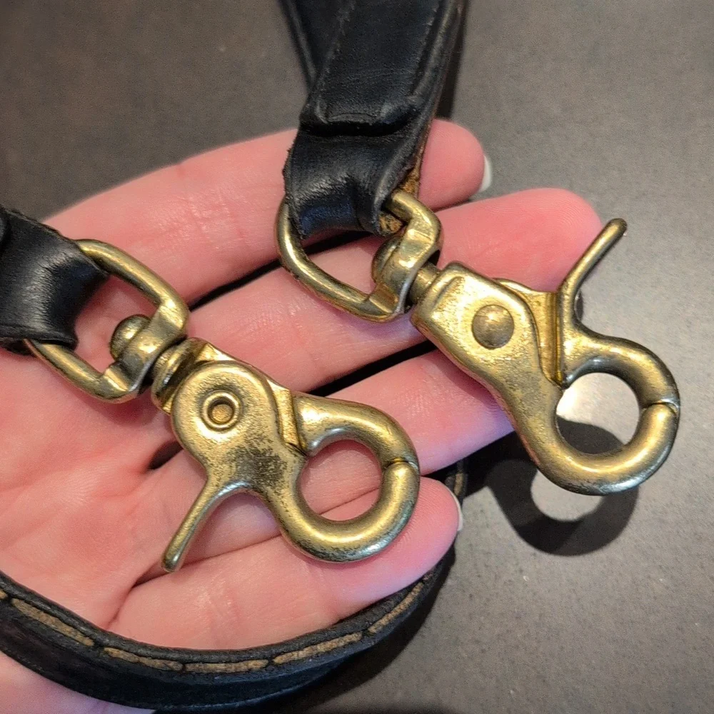 Vintage Coach Swinger 4040 Black Project Bag - Picture 10 of 14